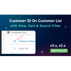 Customer ID On Customer List with Search Filter