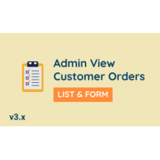 Admin View Customer Orders