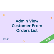 Admin View Customer From Orders List