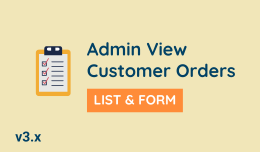 Admin View Customer Orders
