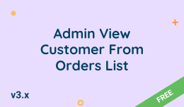 Admin View Customer From Orders List